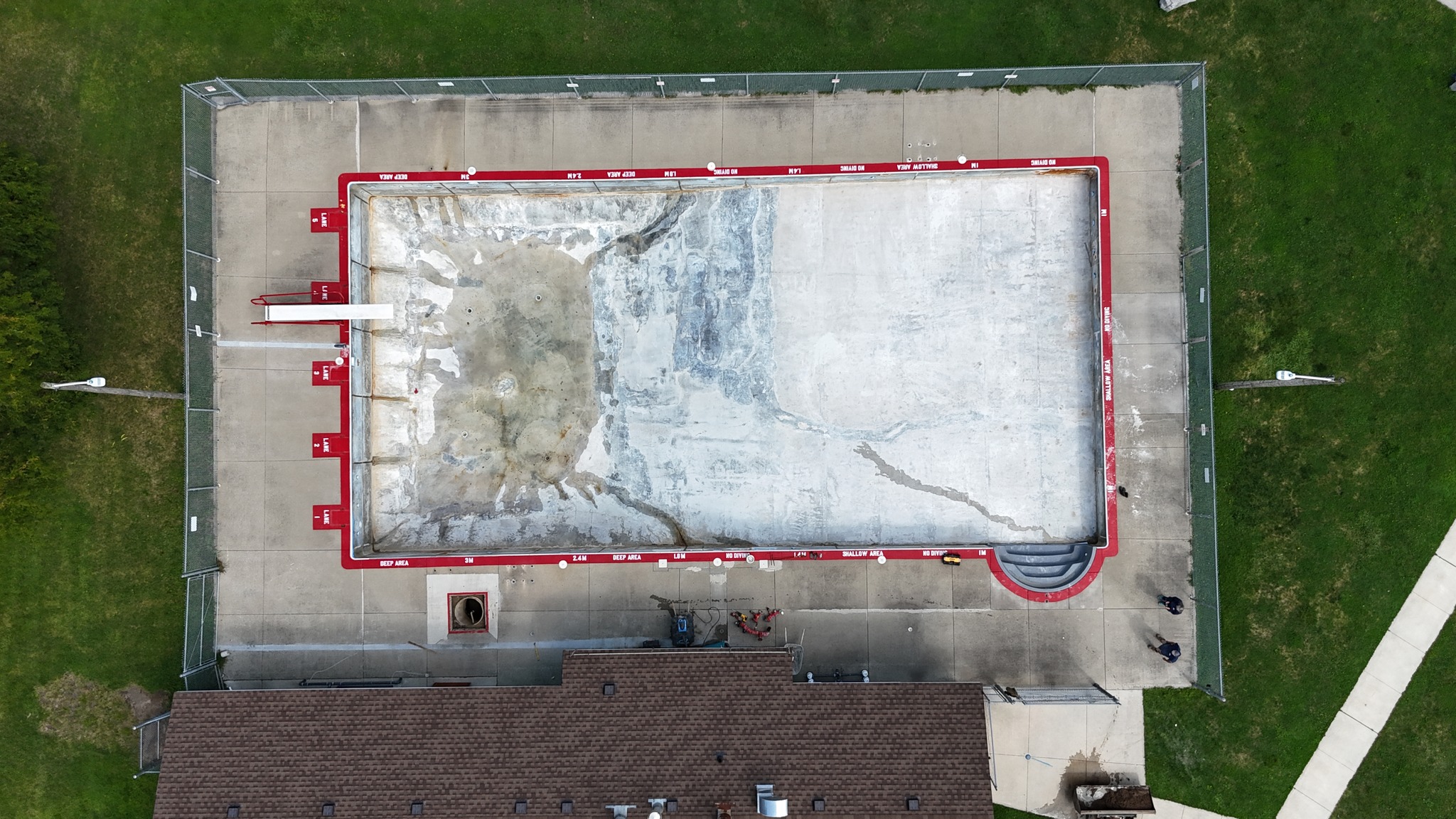 Aerial View of Pool