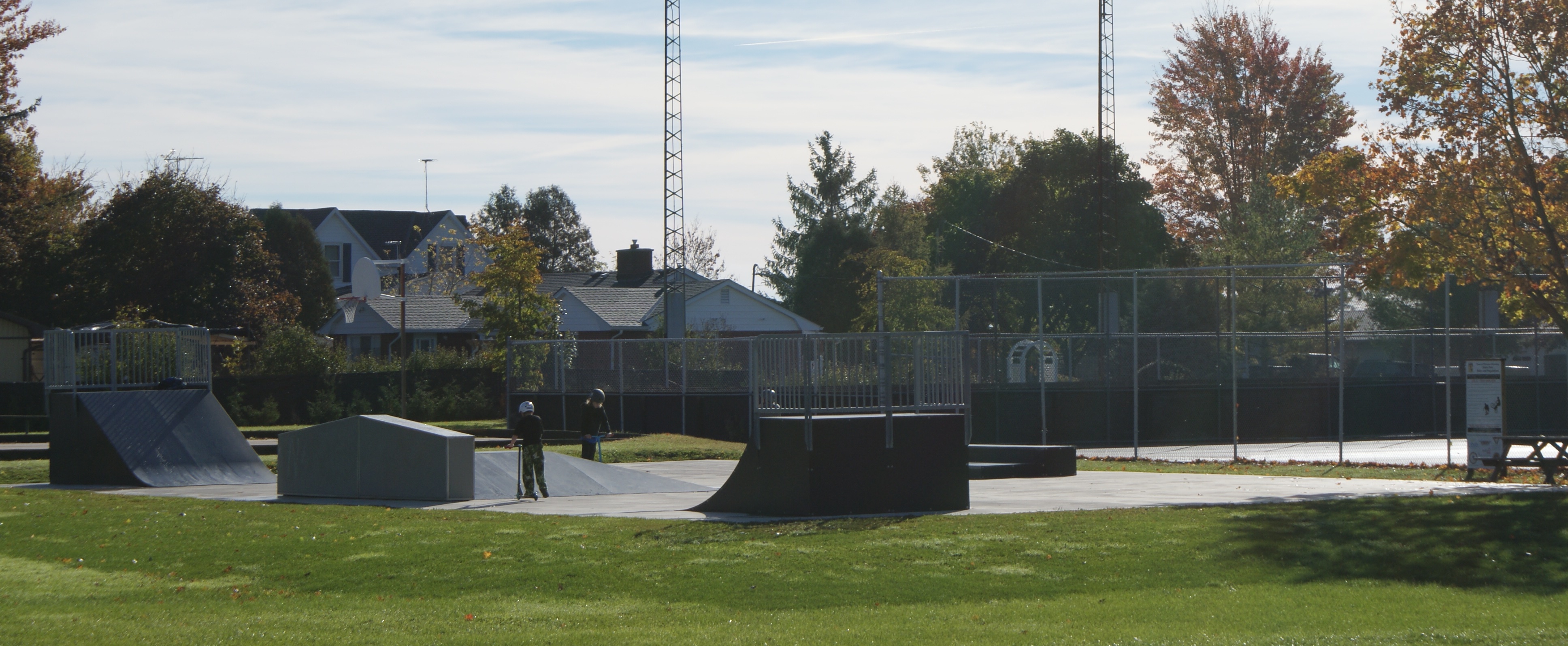 Skate ramp at McKay Park